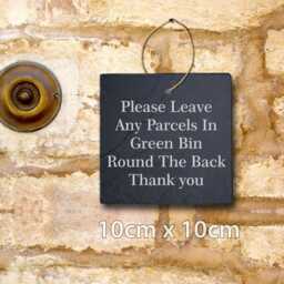 Personalised Slate Plaque Home Door Gate Sign Laser Engraved Stone Wall Art Gift - thumbnail 4