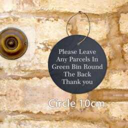 Personalised Slate Plaque Home Door Gate Sign Laser Engraved Stone Wall Art Gift - thumbnail 2
