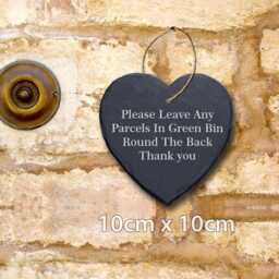 Personalised Slate Plaque Home Door Gate Sign Laser Engraved Stone Wall Art Gift - thumbnail 3