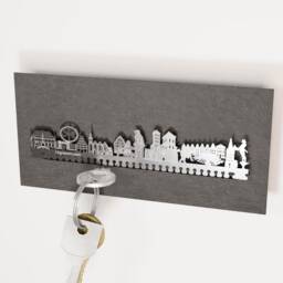 Osnabr??ck Skyline Key Rack - City Souvenir Gift, Home Decor - thumbnail 2