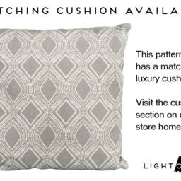 Grey Empire Lampshade Bohemian Table Lamp Shade With Diamond Pattern - thumbnail 3
