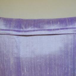 Lavender Colored Dupioni Pure Silk Cushion Cover - 12x12, 12x16, 12x20, 14x20, 14x24, 16x16, 18x18, 20x20, 22x22, 24x24 & 26x26 - thumbnail 4