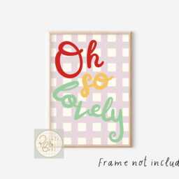 Set Of Bright Pastel Wall Prints For A Girls Room, Playroom Or Nursery - Unframed - thumbnail 3