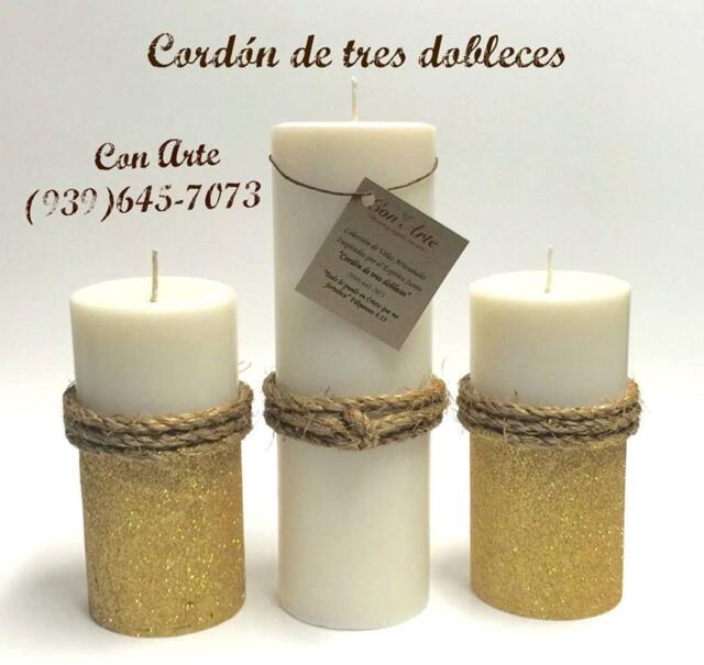 "Candle Artisan Inspired By The Holy Spirit ""Threefold Cord"