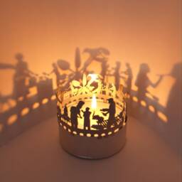 Gourmet Shadow Play Candle Attachment Culinary Silhouette Gift - thumbnail 1