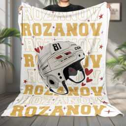 Rozanov Inspiring Fleece Blanket, Heated Rivalry Romance Hockey Rivals Couple Decor, Movie Book Fans Gift - thumbnail 2