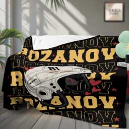Rozanov Inspiring Fleece Blanket, Heated Rivalry Romance Hockey Rivals Couple Decor, Movie Book Fans Gift - thumbnail 3