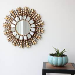 "Peruvian Mirrors ""Leaves 35cm" - thumbnail 3