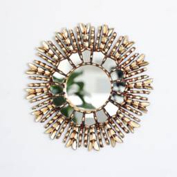 "Peruvian Mirrors ""Leaves 35cm" - thumbnail 2
