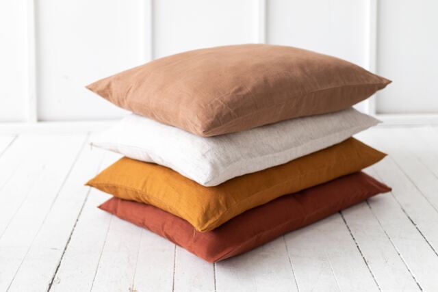 Linen Pillow Shams, Wowen Pillow, 100% Pillowcase. Decorative Cover. Any Size Body - image 1