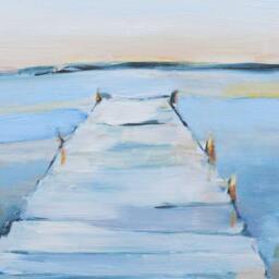 Wet Dock Archival Print Of Original Oil Painting Multiple Sizes - thumbnail 2