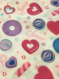Sweet Candies & Hearts - Pillow Case, Standard