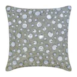 "Decorative Bling White Euro Pillow Cover 24""x24""/26""x26" - thumbnail 1