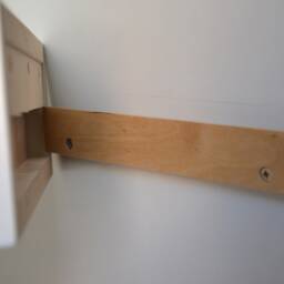 Minimalist White Floating Dressing Table/Vanity Shelf - thumbnail 4