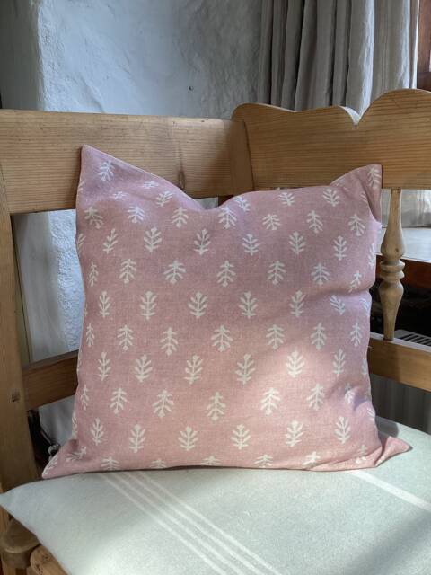 Cushion Covers in Inca Chalk Pink Blotch By Peony & Sage - image 1