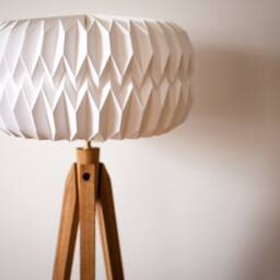 Tripod Floor Lamp Retro 60-70 Design Origami - thumbnail 2