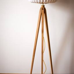 Tripod Floor Lamp Retro 60-70 Design Origami - thumbnail 3