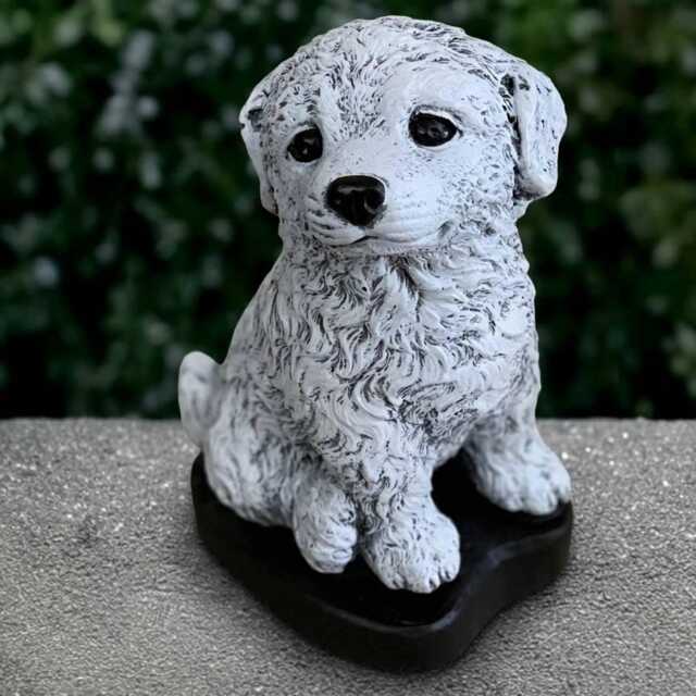 Concrete Labrador Statue Outdoor Dog Sculpture Cement Animal Decoration Front Door Ornament Lover Gift Handmade Yard Art - image 1