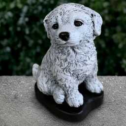 Concrete Labrador Statue Outdoor Dog Sculpture Cement Animal Decoration Front Door Ornament Lover Gift Handmade Yard Art - thumbnail 1