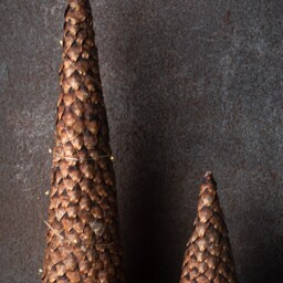 Natural Christmas Tree, Fresh Pinecones, Shinny Decoration, Pinetree, Mini Eco Organic Decor - thumbnail 2