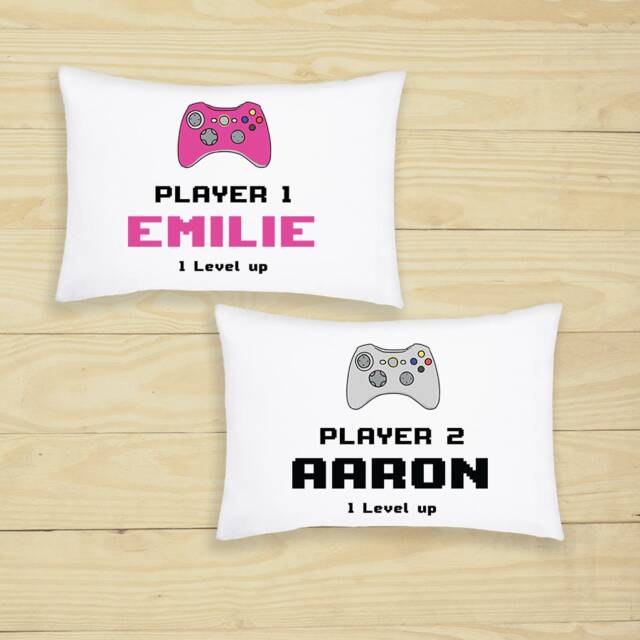 Personalised Gaming Pillow Case With 8 Different Controller Gamepad Design, Gifts For Boys & Cute Room Decor Girls, Man Cave Accessories - image 1