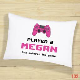 Personalised Gaming Pillow Case With 8 Different Controller Gamepad Design, Gifts For Boys & Cute Room Decor Girls, Man Cave Accessories - thumbnail 3