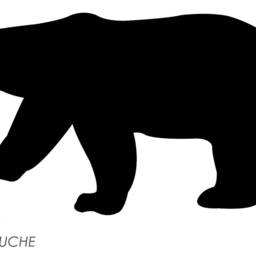 Animal Wall Decal Polar Bear in Vinyl For Kid's Bedroom - thumbnail 3