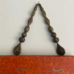 Indian Style Wall Decor in Orange, Terracotta & Bronze - thumbnail 3