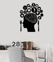 Wall Vinyl Decal Brain's Humans Dream & Idea Modern Decor For Living Room - #2436Dn - thumbnail 1