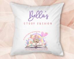 Personalised Childrens Cushion - Kids Story Girls Book Boys Pocket Birthday - thumbnail 1