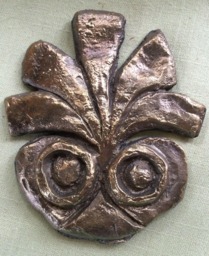 Antefix, Hand Made Sculpt, Unique Form, Ancient Vs Contemporary - thumbnail 1