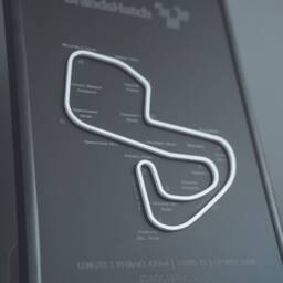 Brands Hatch - Full Metal Wall Art Frame F1 Gifts Room Decor Christmas Gift Hanging - thumbnail 3