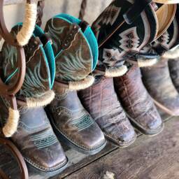 Boot Rack - Storage Horseshoe Organizer Cowboy Decor Art Gift For Family - thumbnail 2