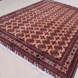 7x10 Ft Turkmen Tekke Ersari Rug - Afghan Hand Knotted Veg Dyes Wool Tribal Oriental Home Decor, Living Room Carpet, Bedroom - thumbnail 2