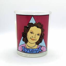 Judy Garland Glass Votive Candle // Lgbtq Altar - thumbnail 1