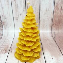 xmas Tree - Beeswax Candles Decorative Candle, Natural Christmas Candle Of 100% Beeswax - thumbnail 2
