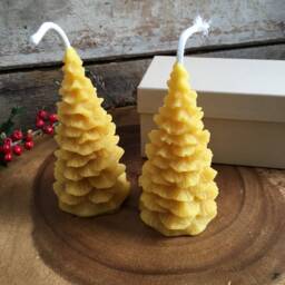 xmas Tree - Beeswax Candles Decorative Candle, Natural Christmas Candle Of 100% Beeswax - thumbnail 3