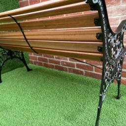 Cast Iron Garden Rustic Bench - thumbnail 4