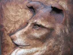Sheltie Dog Relief Sculpture 6 X6 Inch Art - thumbnail 1