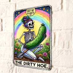 Tin Sign - Funny Garden Wall Art Weatherproof Vintage Style Gift For Her - thumbnail 2