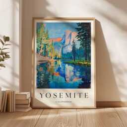 Yosemite National Park Poster California Travel Art Print - thumbnail 3