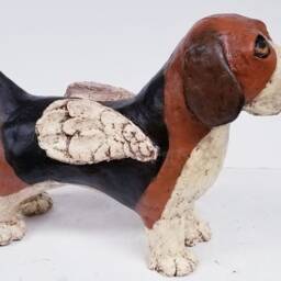 Whimsical Custom Paper Mache Pet Sculptures - thumbnail 2