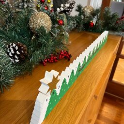 Personalised Christmas Countdown/Family Advent Calendar - Tree & Star - thumbnail 3