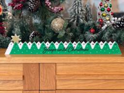 Personalised Christmas Countdown/Family Advent Calendar - Tree & Star