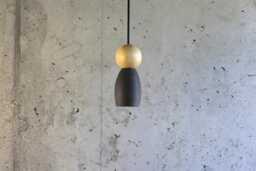 Handmade Black Concrete Pendant Light Modern Minimalist Lighting
