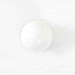 White Oak & Opal Glass Globe Sconce Light Minimalist Wall Fixture Lamp Bedside Utility Vanity - thumbnail 2