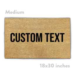 Custom Address Doormat - Personalised House Number Or Family Name Mat Outdoor Welcome New Home Front Door Decor - thumbnail 4