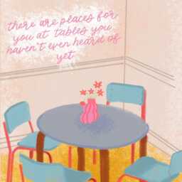 Feminist Quote Print - Dining Room Illustration, Empowerment Art - thumbnail 2