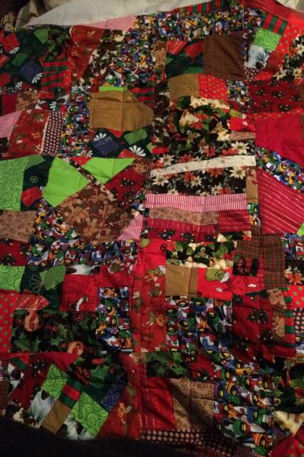 Holiday Throw - Scrap Quit - image 1