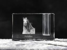 Pintabian Crystal Pen Holder With Horse, Souvenir, Decoration, Limited Edition, Collection